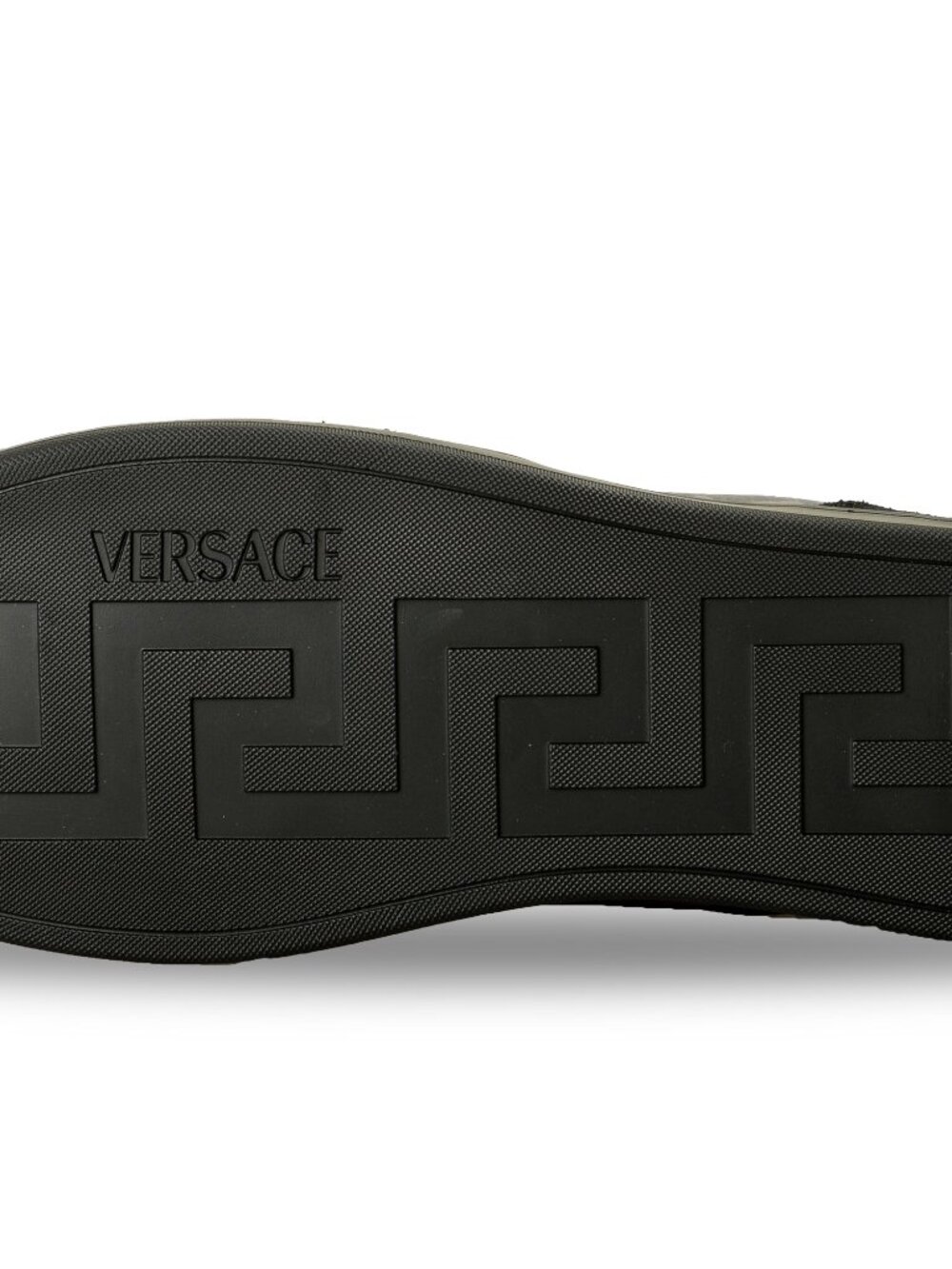Versace Men's "The Greek Print" Leather & Suede Sneakers Shoes US 13 IT 46 - Picture 6 of 8